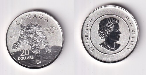 Dollar silber münze - 20, kanada