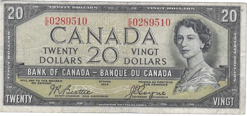 Kanada dollar 1954 - dollar,