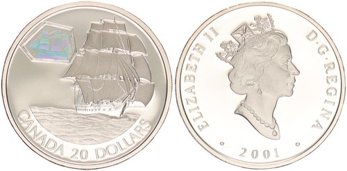 Kanada dollar 2001 - 20,
