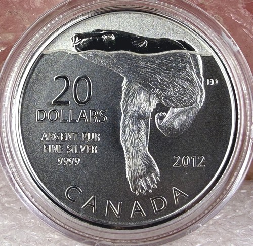 Kanada dollars 2012 - 20, silber