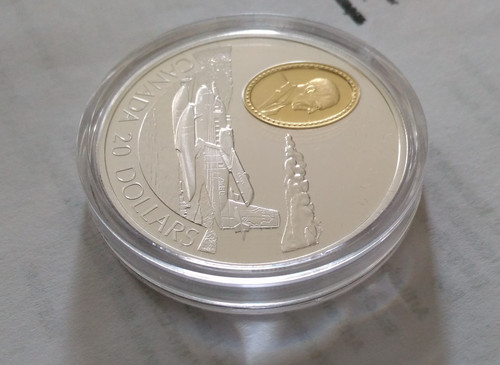 Silbermünze kanada dollar - kanada, 20