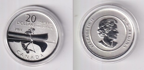 Dollar silber münze kanada - silber,