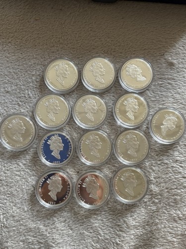 Kanada dollar münzen 14 x - dollar,