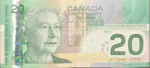 Kanada banknote kan dollar - banknote, kan.dollar